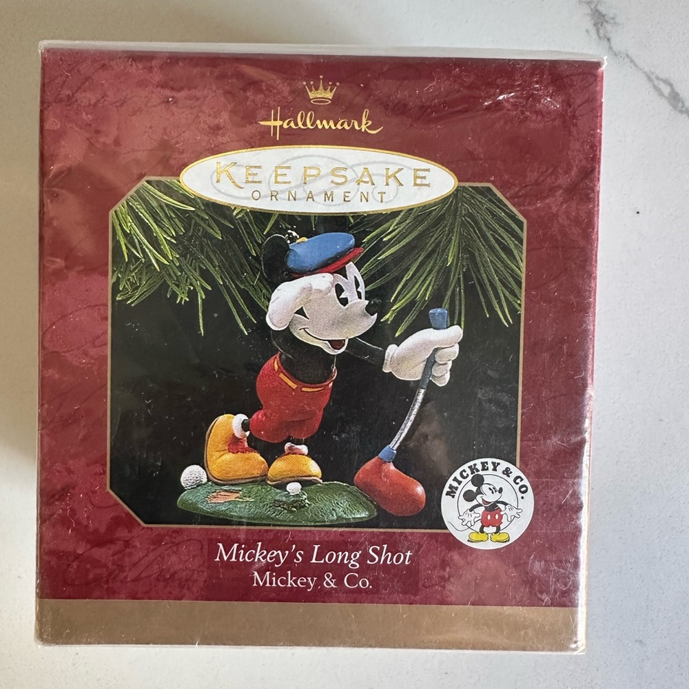Hallmark 1997 Mickey’s Long Shot Ornament